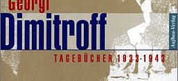 Cover des Buches "Georgi Dimitroff: Tagebücher 1933-1943", Aufbau-Verlag