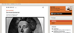 Screenshot Radio Bayern Wissen; "Rosa Luxemburg - Die Andersdenkende"