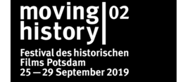Screenshot Anküdigung des Filmfestivals 2019 von moving-history.de