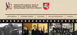 Screenshot der Website des instituts von www.komisija.lt