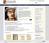 Screenshot des Stalin Digital Archive