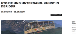 "Utopie und Untergang. Kunst in der DDR", Screenshot von art-in-duesseldorf.de