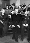 Kardinal Josef Mindszenty am 4. Februar 1949 vor dem Volksgerichtshof in Budapest, picture-alliance / dpa