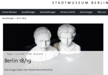 Screenshot zur Ausstellung von stadtmuseum.de