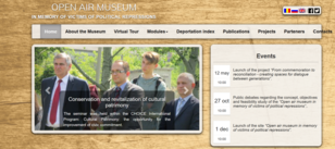 Screenshot der Webseite