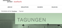 Screenshot von dla-marbach.de