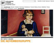 Screenshot von berlinischegalerie.de