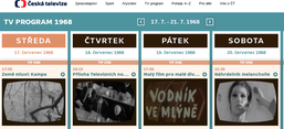 Screenshot von ceskatelevize.cz
