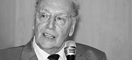 Das Foto zeigt den Namensgeber der Konferenz Prof. Dr. Hermann Weber (1928-2014)