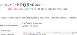 Screenshot von lacontemporaine.fr
