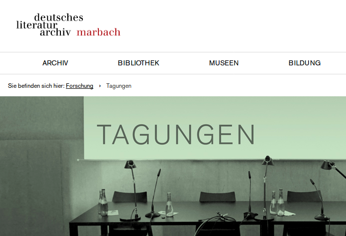 Screenshot von dla-marbach.de