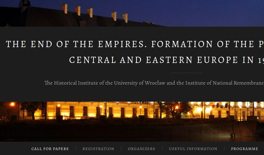 Screenshot der Veranstaltungswebsite