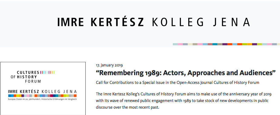 Screenshot der Veranstaltungsmitteilung auf imre-kertesz-kolleg.uni-jena.de
