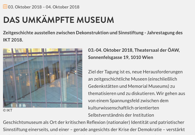 Screenshot von www.oeaw.ac.at