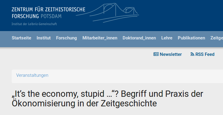 Screenshot der Website des ZZF