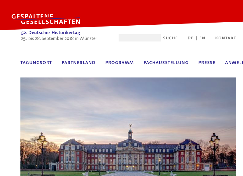 Screenshot von historikertag.de