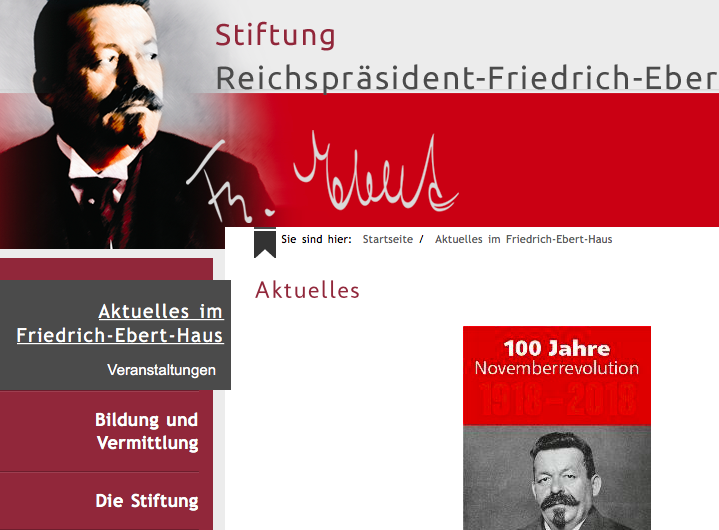 Screenshot von ebert-gedenkstaette.de