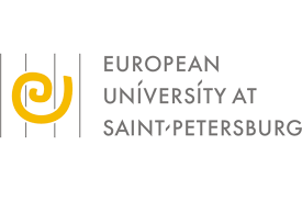 Das Logo der Europäischen Universtität St. Petersburg