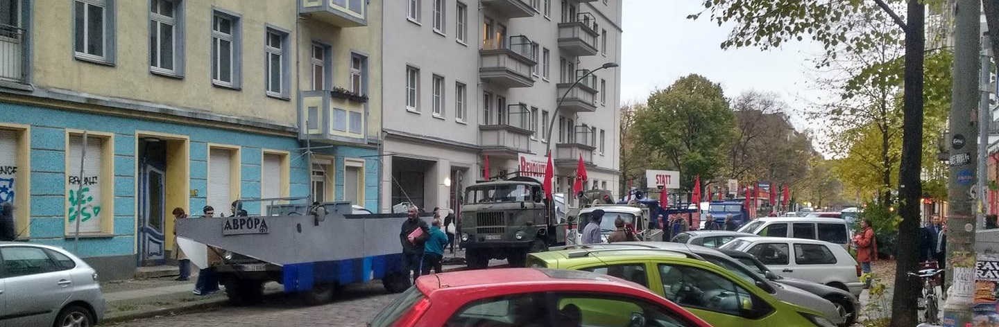 Demonstrationszug in Berlin-Friedrichshain am 5.11.2017 (c) Bundesstiftung Aufarbeitung