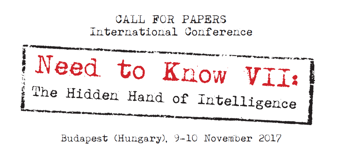 Logo der Konferenz "Need to Know VII: The Hidden Hand of Intelligence", Screenshot aus Call for Papers, https://ipn.gov.pl/pl/nauka/konferencje-naukowe/39541,CALL-FOR-PAPERS-International-Conference-Need-to-Know-VII-The-Hidden-Hand-of-Int.html