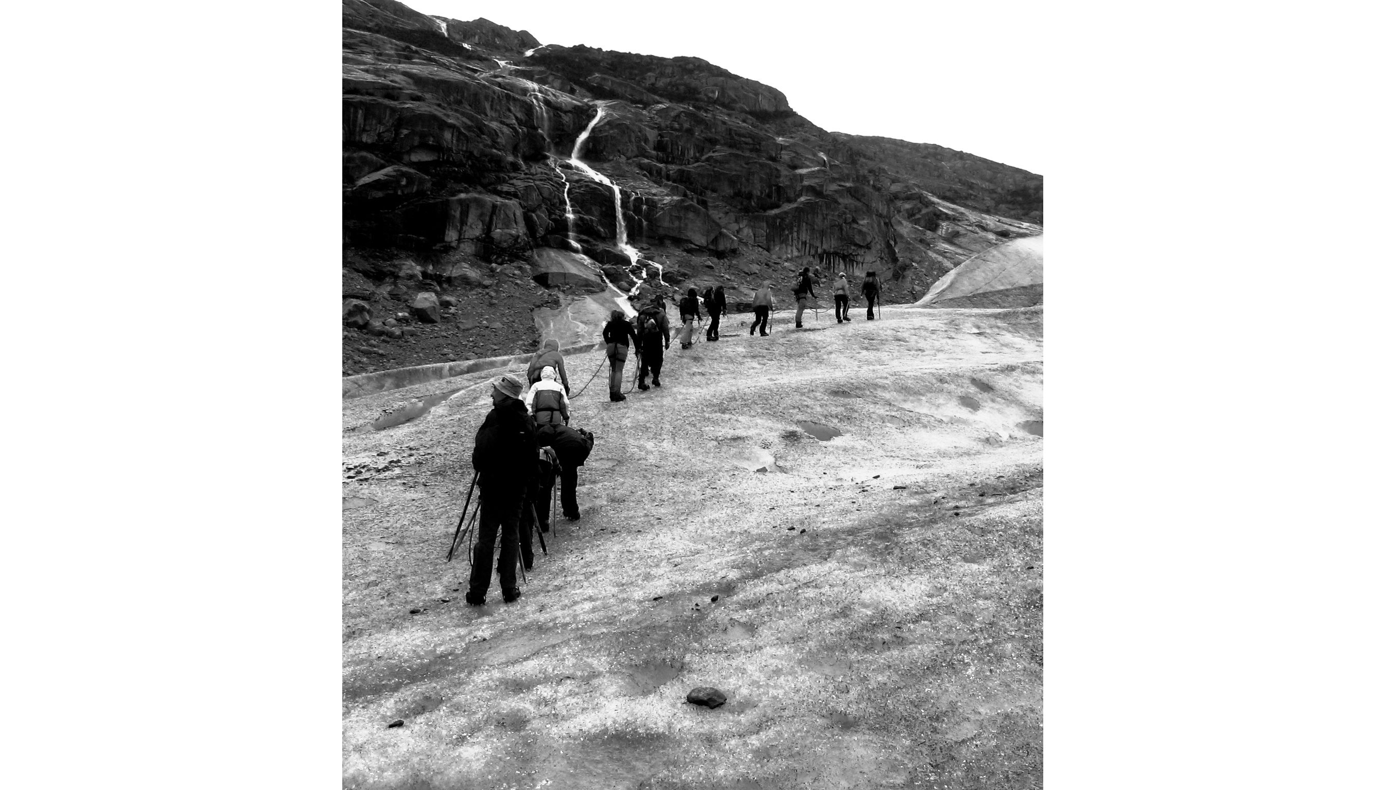 Geführte Bergbesteigung im 21. Jahrhundert © Franziska Rehlinghaus
