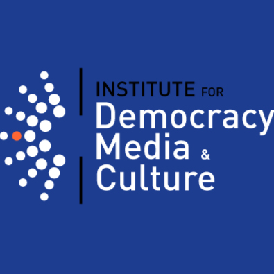Logo des Institute for Democracy, Media & Culture