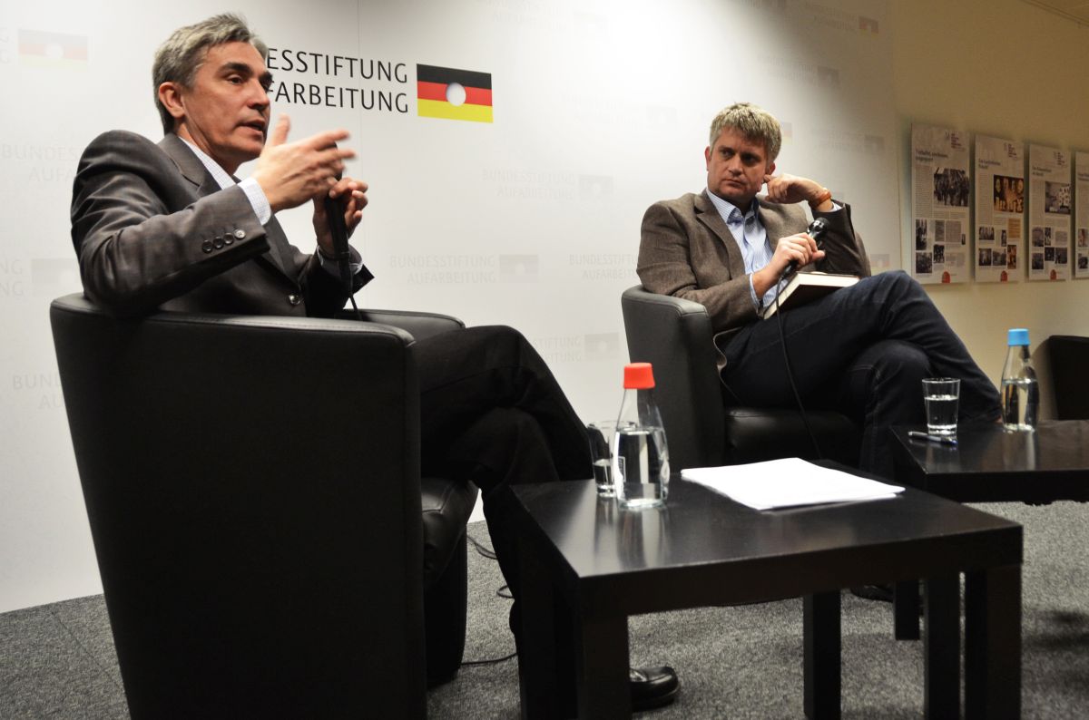 Der Autor, Alexander Vatlin, im Gespräch mit Ulrich Mählert © Bundesstiftung zur Aufarbeitung der SED-Diktatur