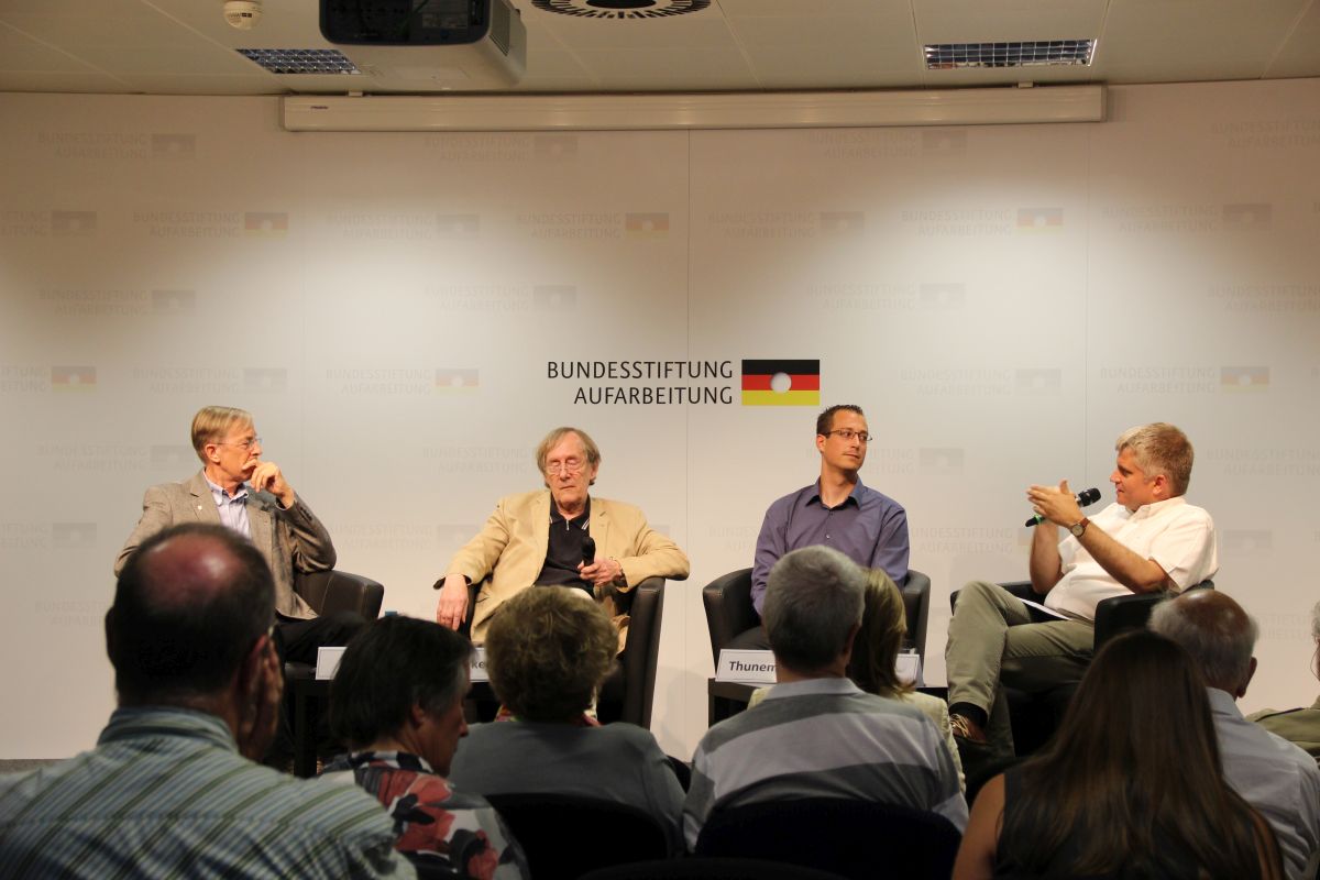 Podiumsdiskussion: Recht als Waffe - Schauprozesse als Instrument der Herrschaftssicherung © Bundesstiftung zur Aufarbeitung der SED-Diktatur