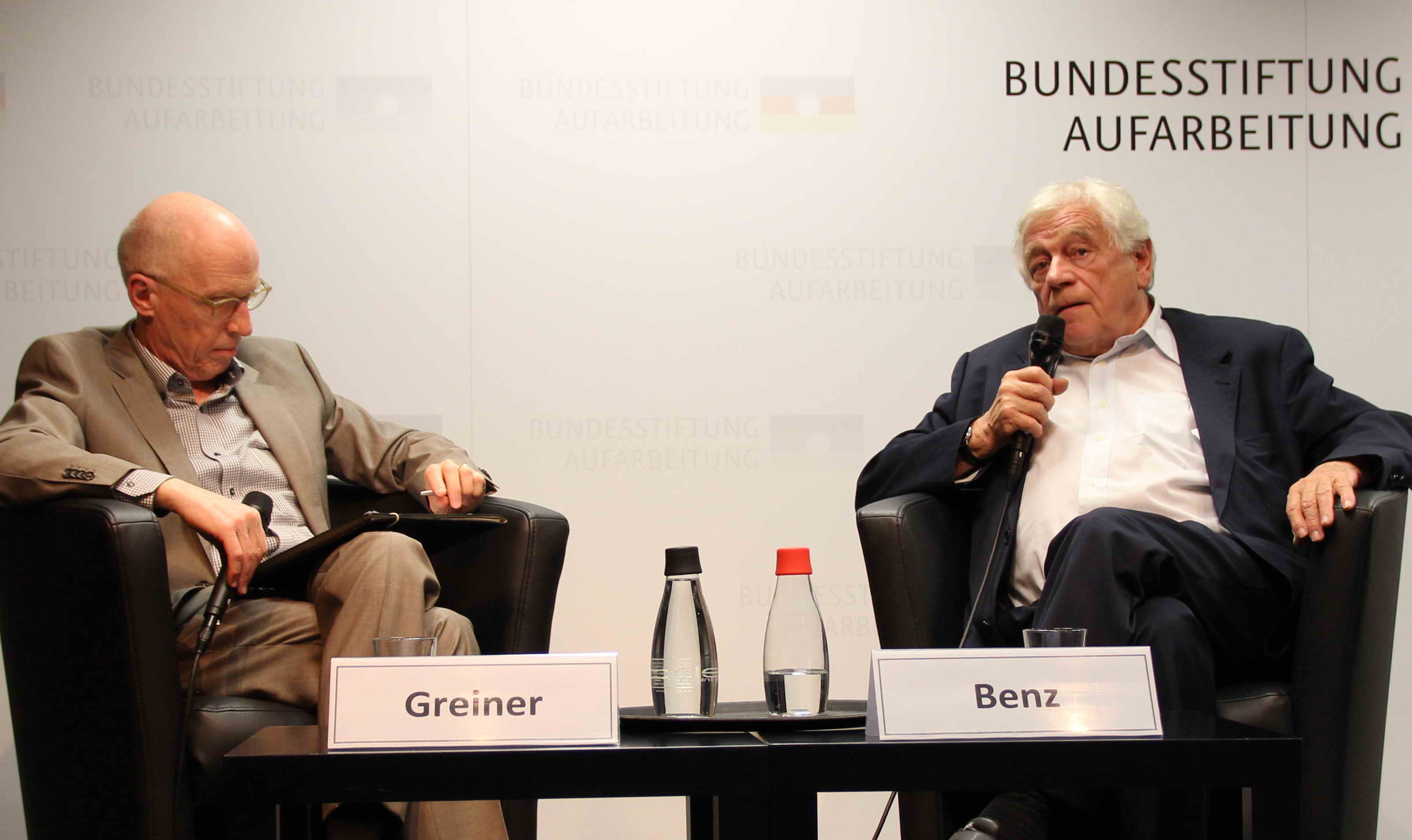 Bernd Greiner und Wolfgang Benz © Bundesstiftung zur Aufarbeitung der SED-Diktatur