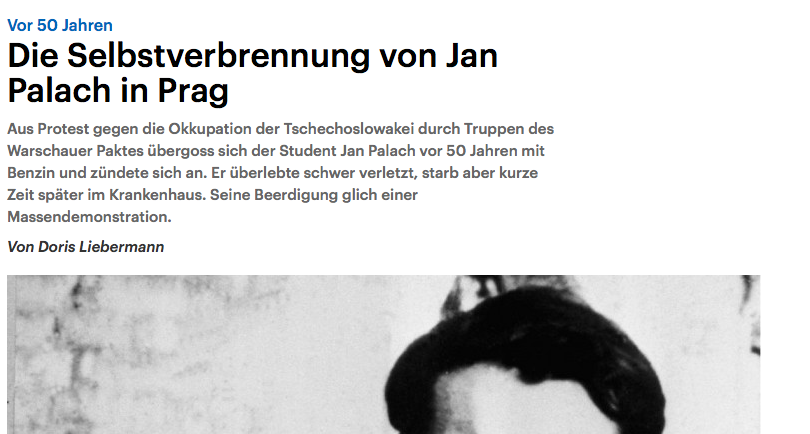 Screenshot zum Beitrag auf deutschlandfunk.de