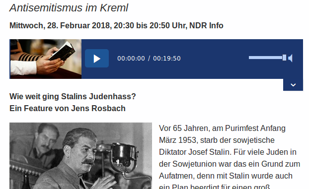 Screenshot von ndr.de