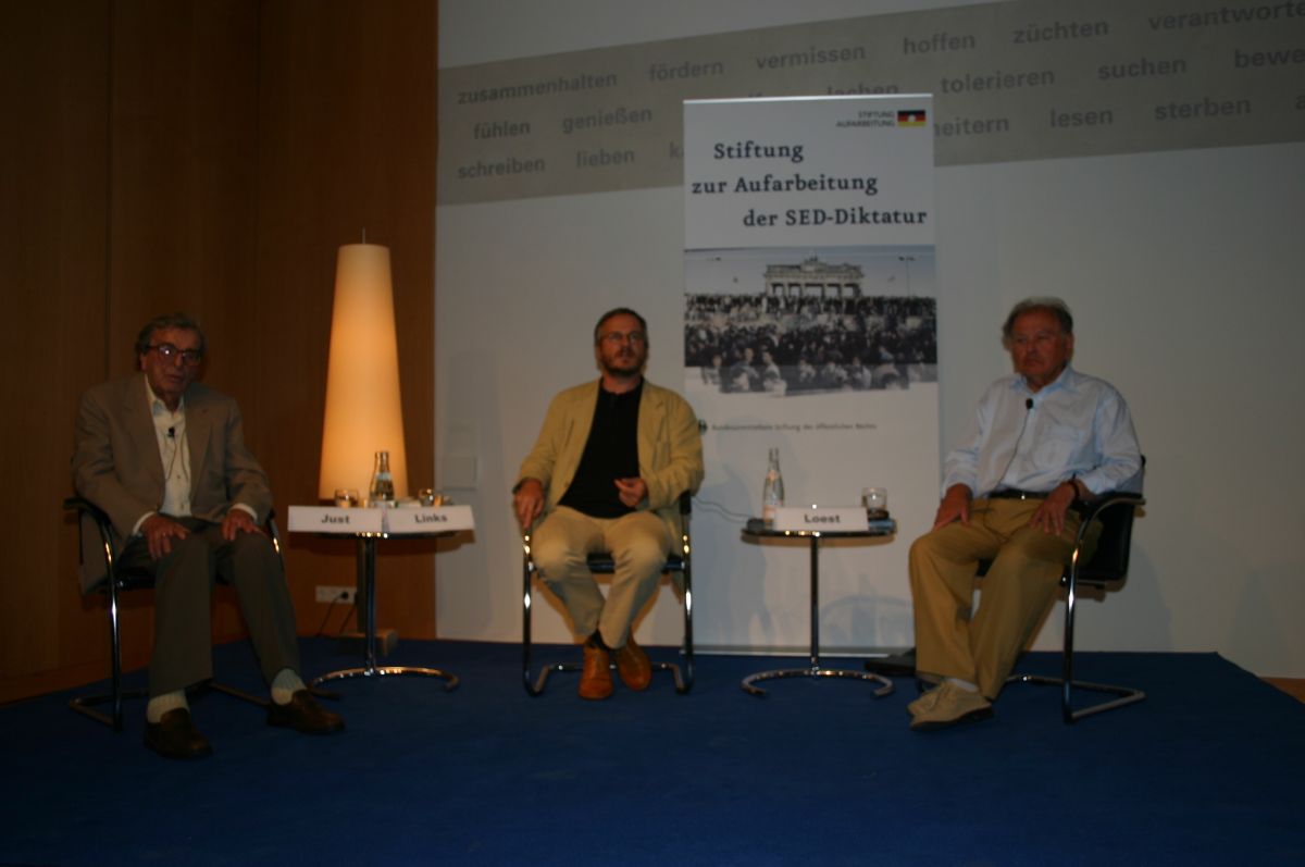 Erich Loest im Gespräch © Bundesstiftung Aufarbeitung 