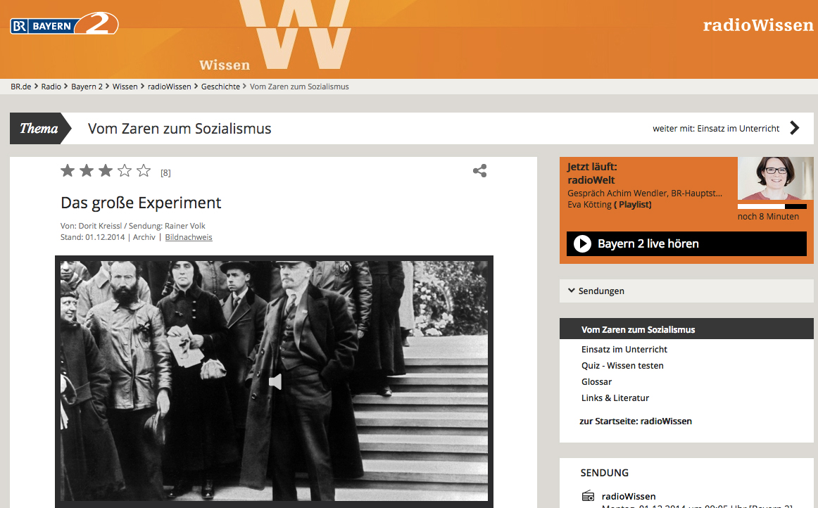 Screenshot der Sendung „Das große Experiment“