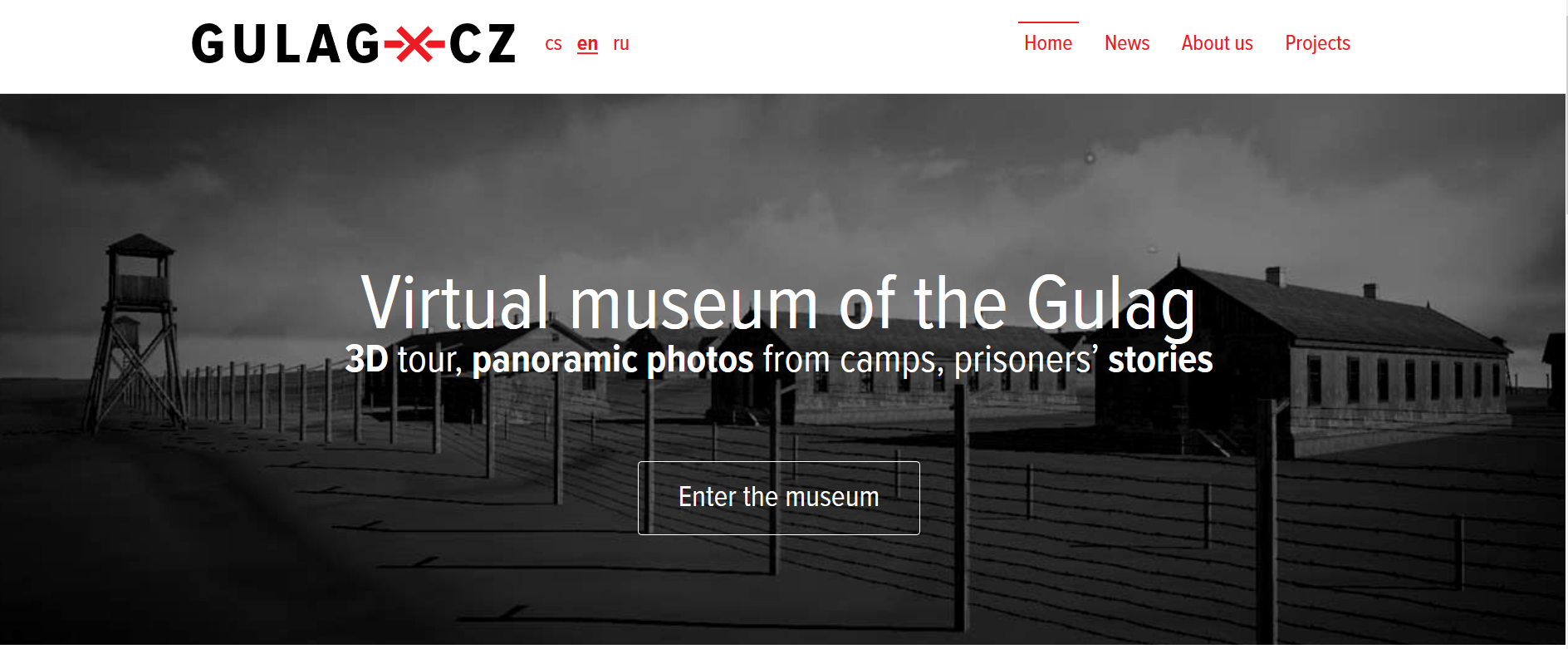 Screenshot der Webseite