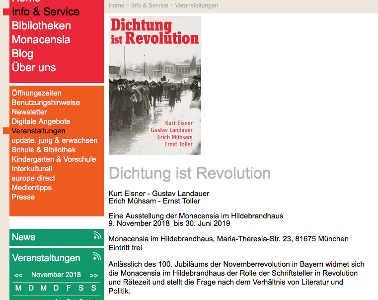 Screenshot zur Ausstellung von muenchner-stadtbibliothek.de