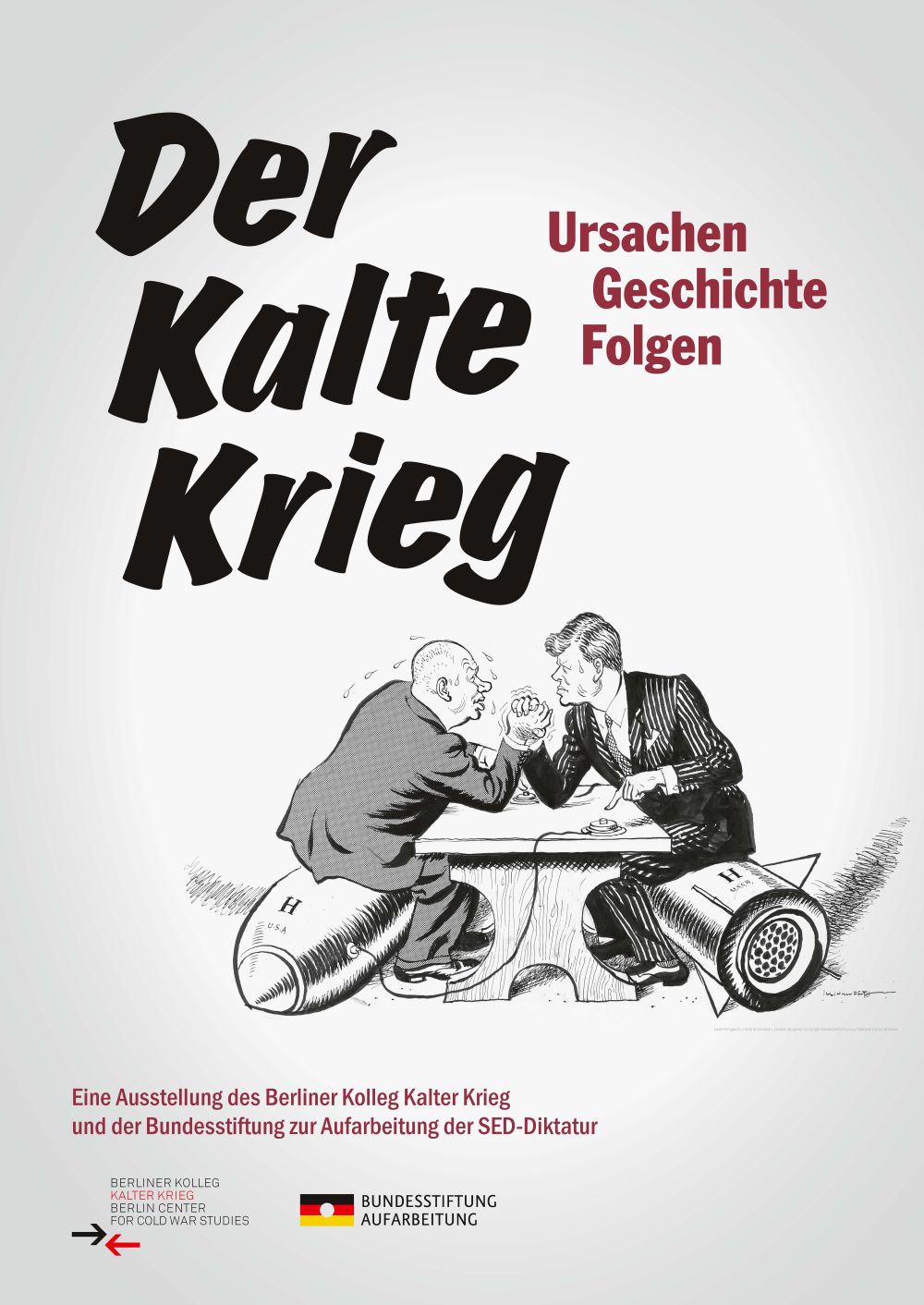 Plakat Der Kalte Krieg. Ursachen – Geschichte – Folgen