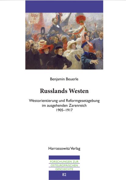 Cover des Buches "Russlands Westen", Verlag Harrassowitz