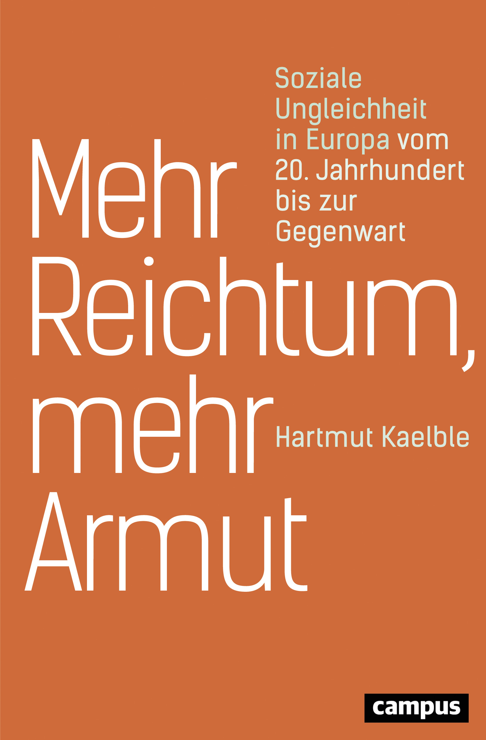 Buchcover "Mehr Reichtum, mehr Armut", Campus 2017