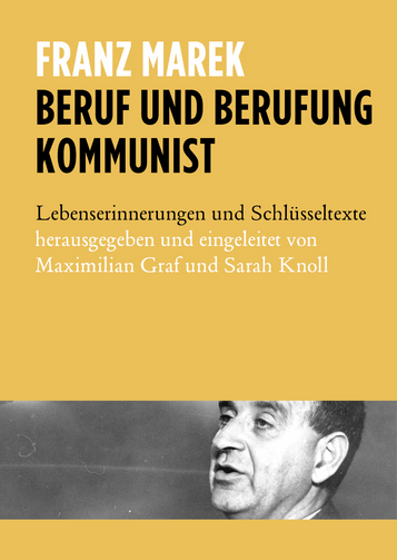 Franz Marek: Beruf und Berufung Kommunist, Screenshot vom Buchcover