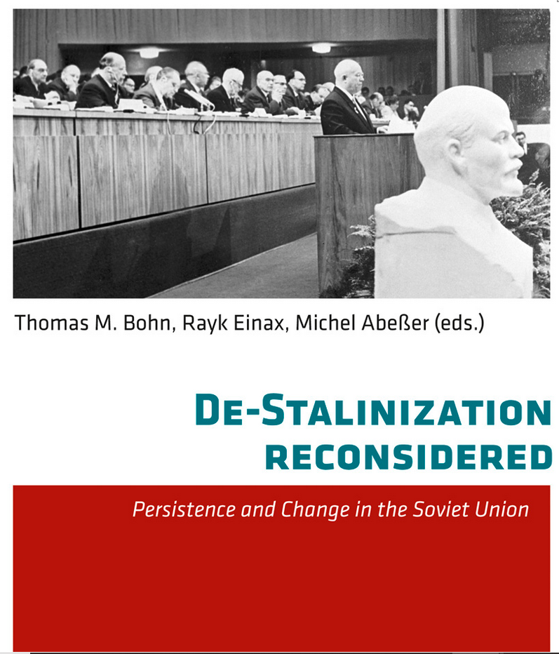 Screenshhot Buchcover "De-Stalinization reconsidered: persistence and change in the Soviet Union", Campus-Verlag.