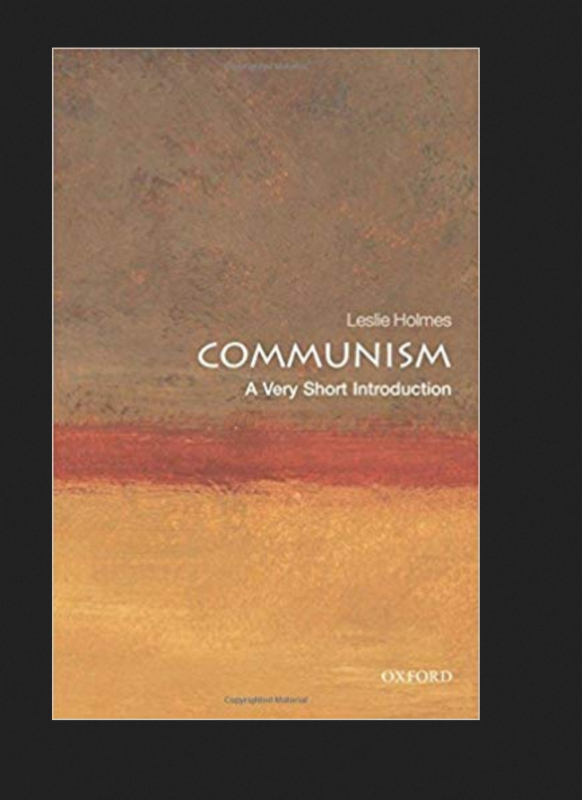 Buchcover „Communism. A very short introduction“, Oxford University Press.