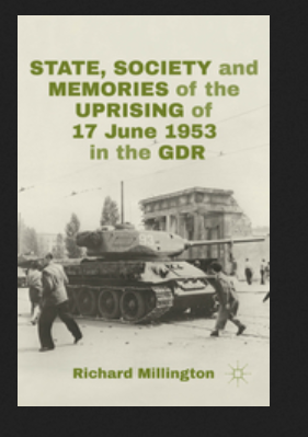 Buchcover „State, Society and Memories of the Uprising of 17 June 1953 in the GDR“, Palgrave