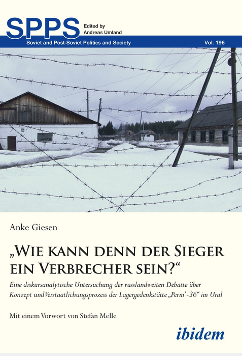 Buchcover "Wie kann denn der Sieger ein Verbrecher sein?", ibidem Verlag.
