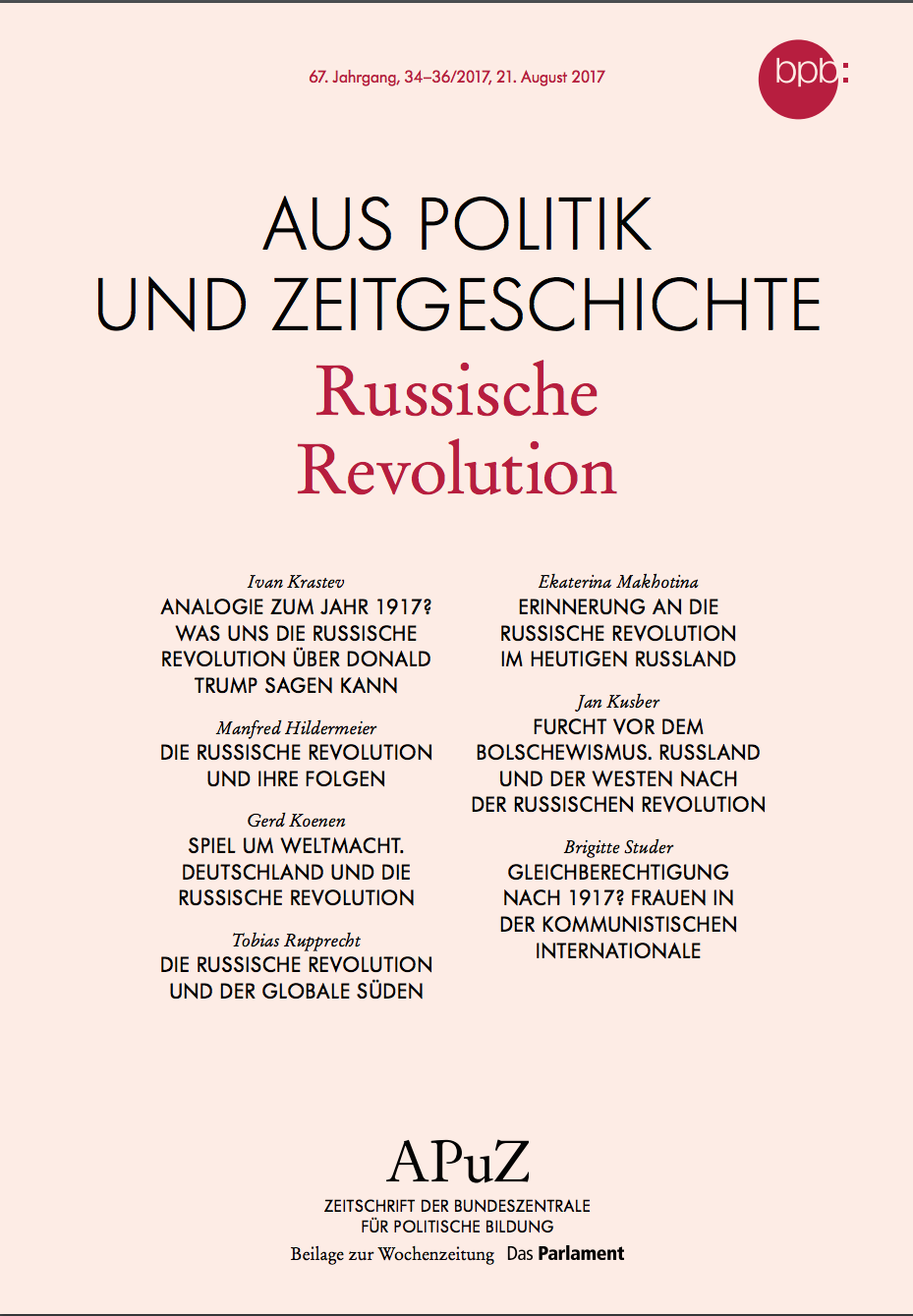 Zeitschriftscover