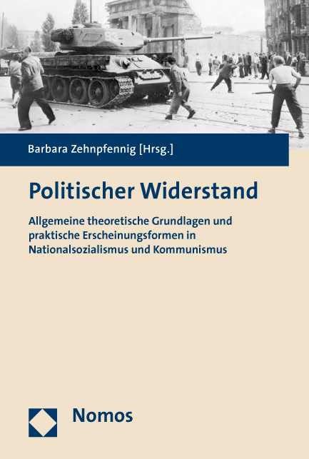 Cover "Politischer Widerstand", Nomos Verlag