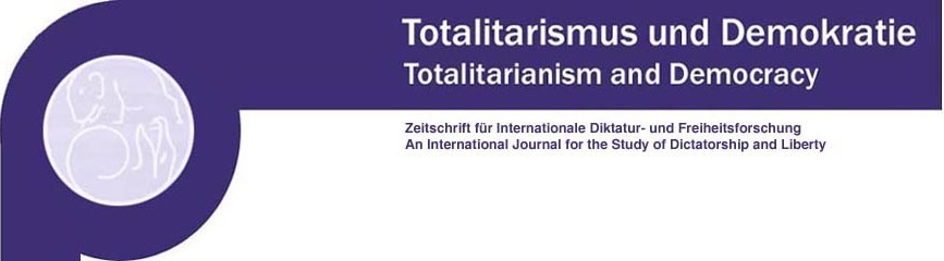Screen Totalitarismus und Demokratie. Zeitschrift für internationale Diktatur- und Freiheitsforschung