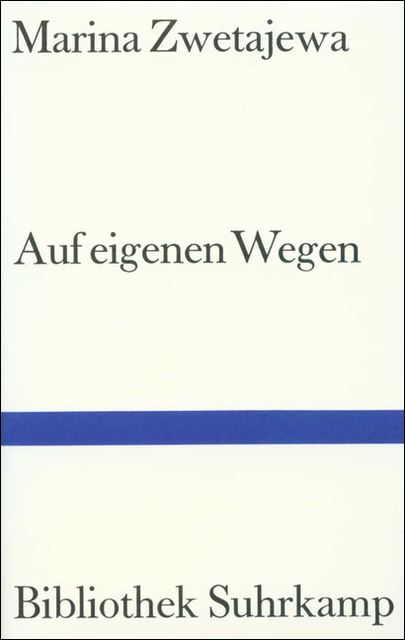 Cover des Buches "Auf eigenen Wegen, Suhrkamp